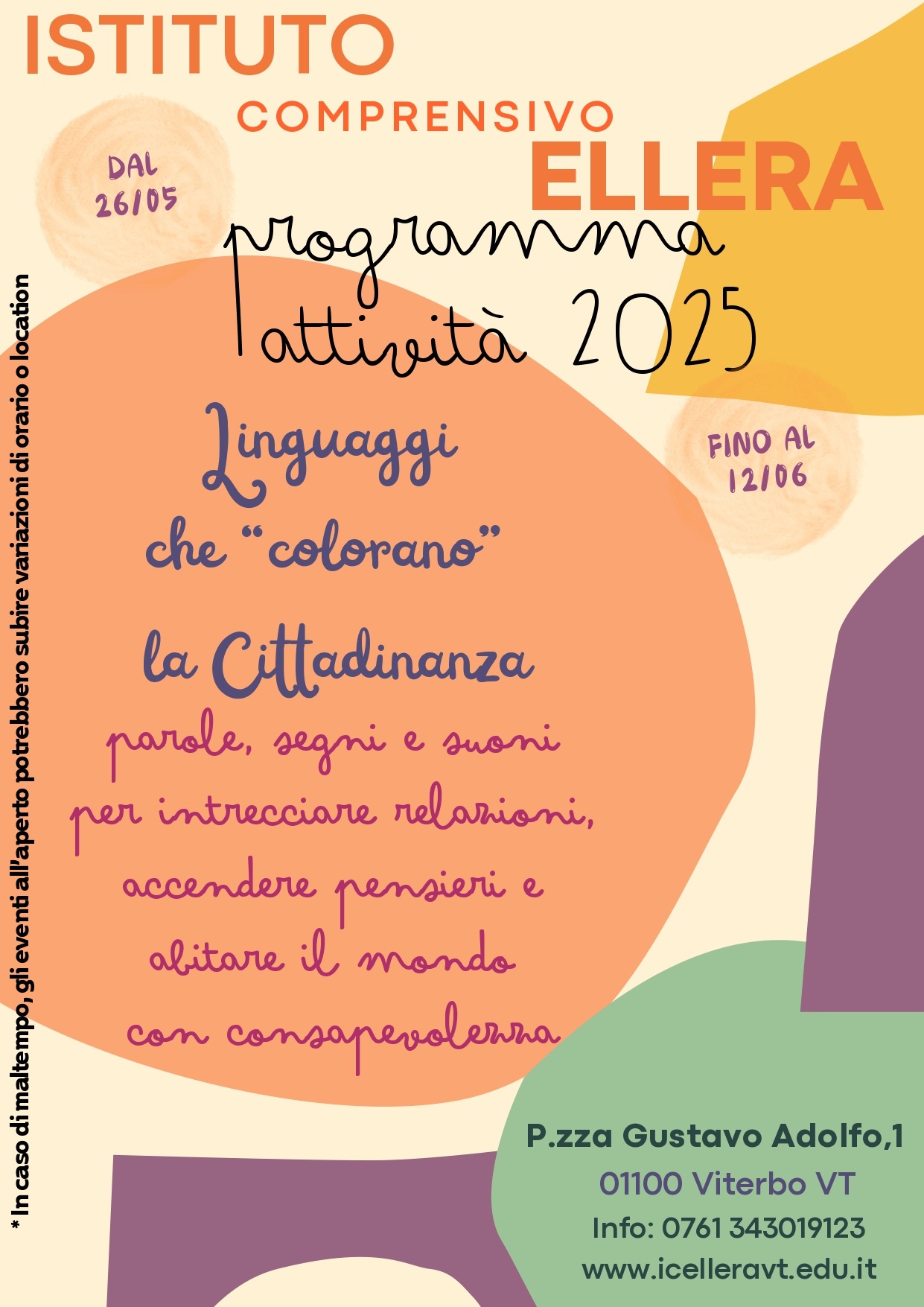 Manifestazioni di fine anno 2024/2025
